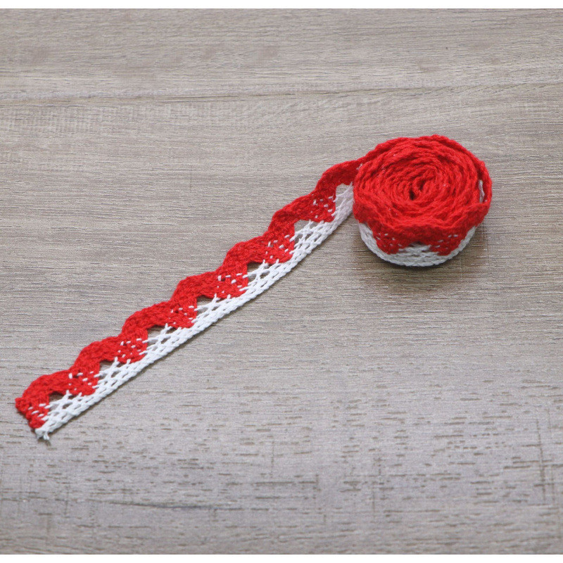 Ren Chỉ Trắng Trang Trí  diềm khung sản phẩm Handmade - Steam mầm non set 5 mét/1 cuộn