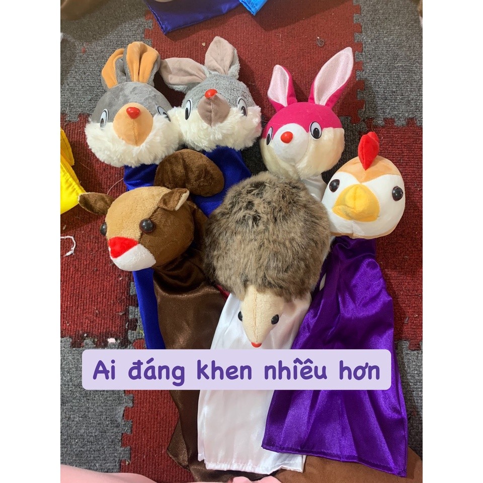 Rối tay kể chuyện, rối biểu diễn, rối văn học mầm non