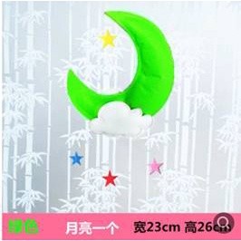 Phụ kiện trang trí tường trăng, sao hành lang lớp học mầm non - tiểu học
