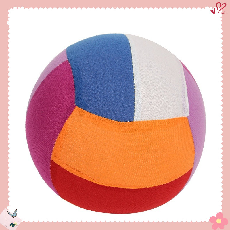 Bóng chuyền hơi bọc vải nỉ size 25 cm AN TOÀN dành cho trẻ em