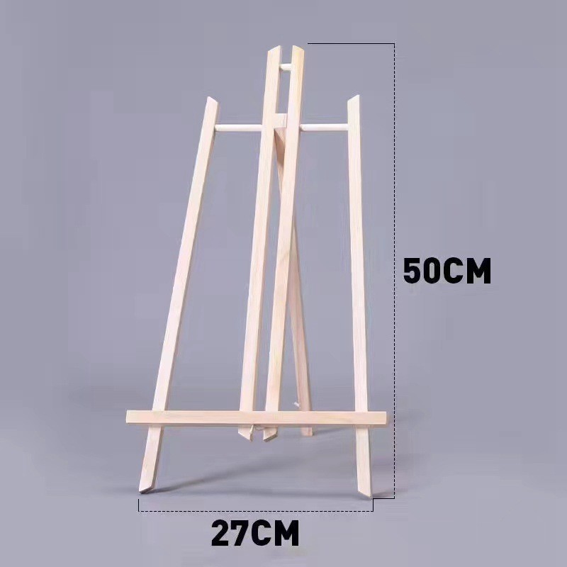Giá vẽ tranh để bàn mini - Dụng cụ vẽ tranh bằng gỗ ( loại có dây)