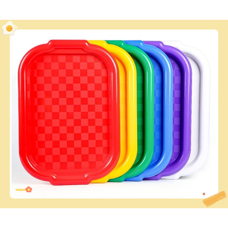 KHAY BẢNG NẶN khay đựng đồ dùng dạy MẦM NON giáo cụ Montessori