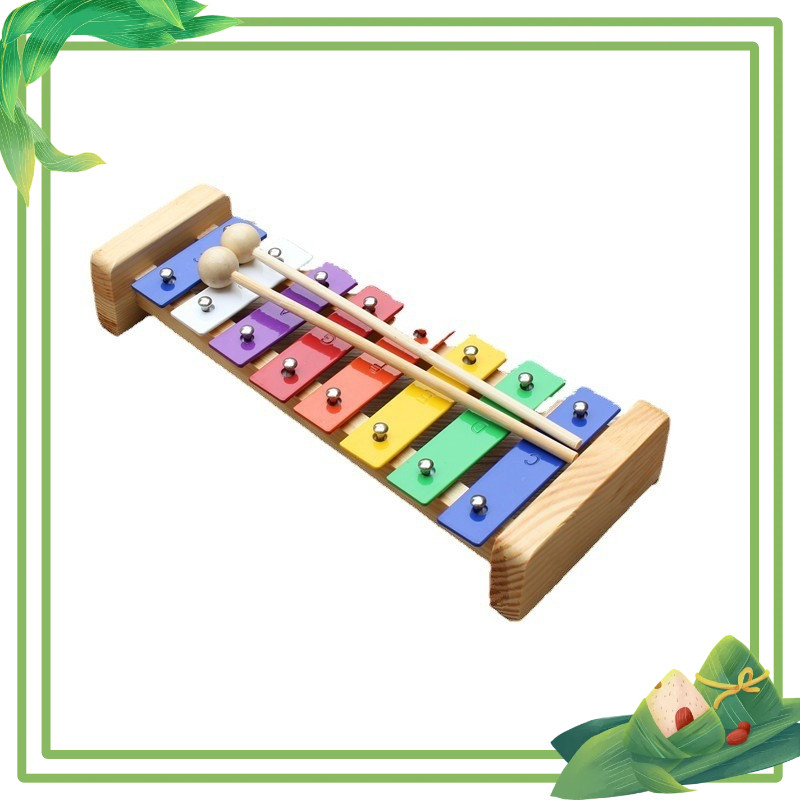 Đàn mộc cầm xylophone Giscoo hợp kim nhôm, tiếng vang, 8 nốt KÍCH THÍCH TƯ DUY ÂM NHẠC
