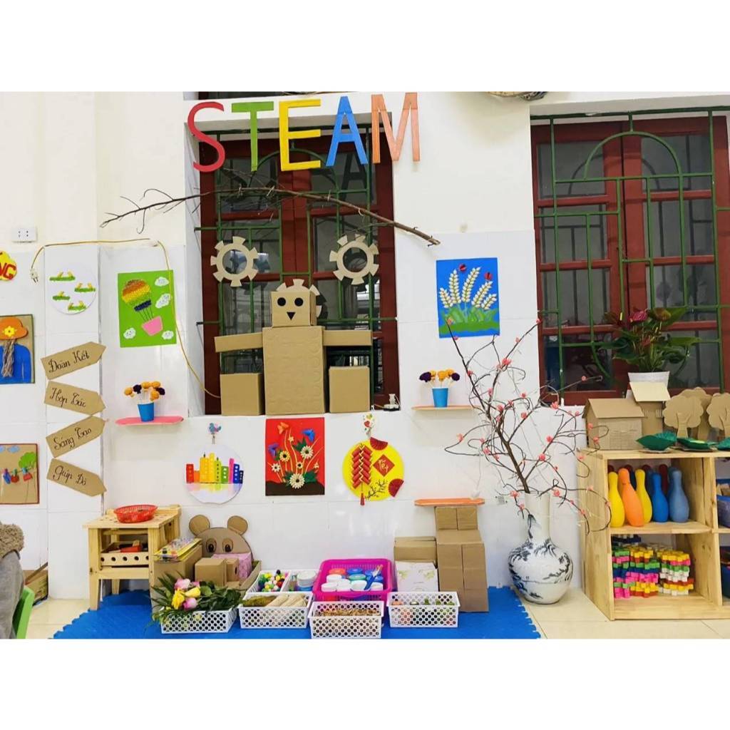 Giấy xi măng làm thiết kế rập, làm trang trí Steam mầm non - tiểu học ( set 10 tờ)