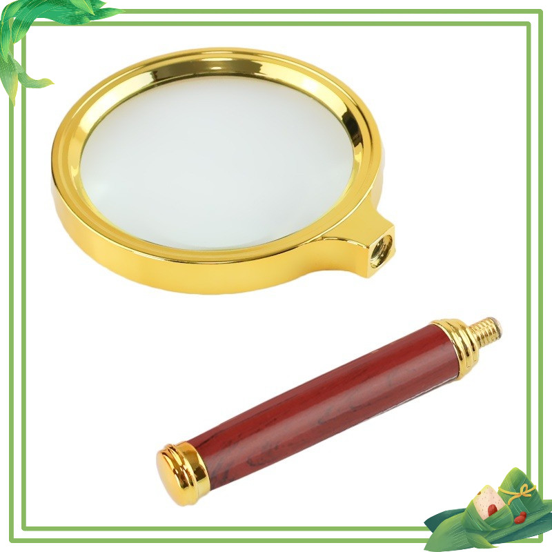 Kính Lúp Vân Gỗ Cầm Tay Đọc Sách báo Độ Phân Giải Cao 3D Magnifier MD3G