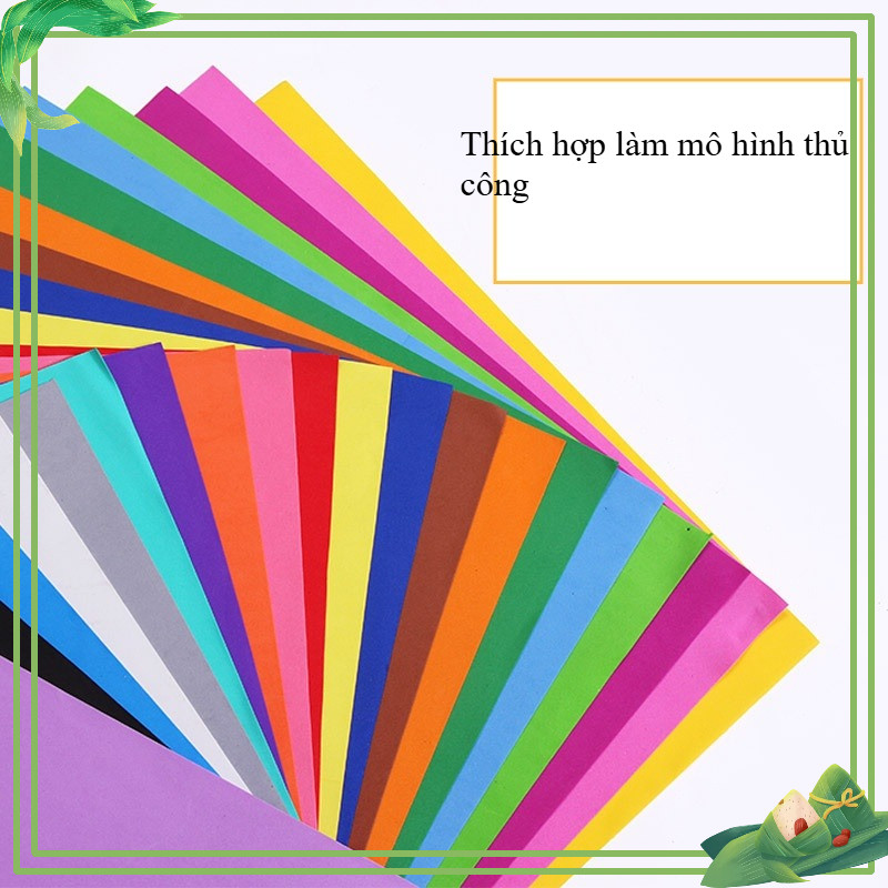 Mút xốp eva khổ 46x130cm dày 10 ly làm thủ công mô hình mầm non