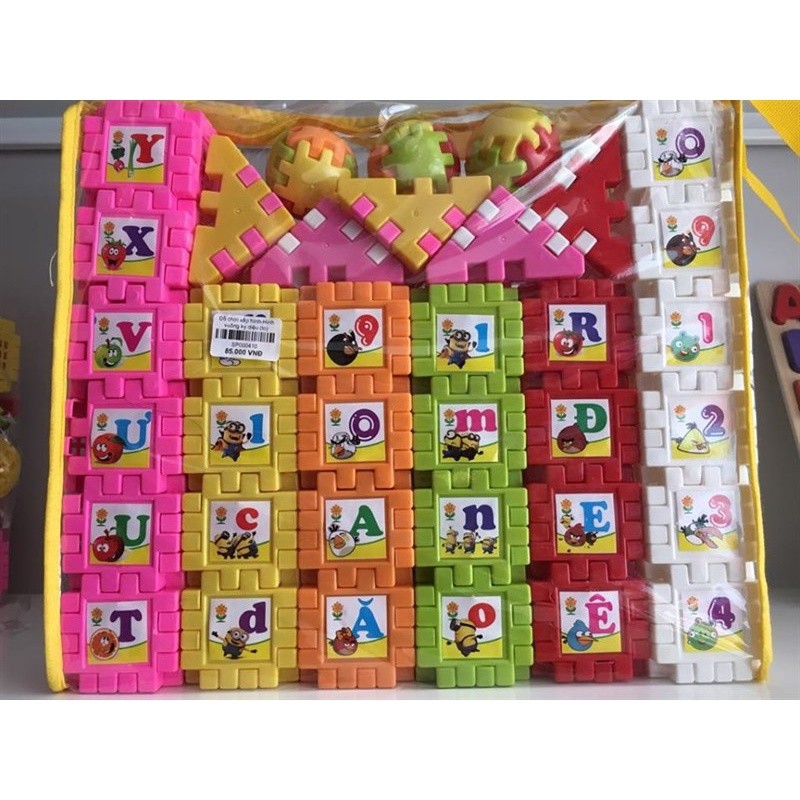 Đồ chơi thông minh xếp hình kỳ diệu chữ và số