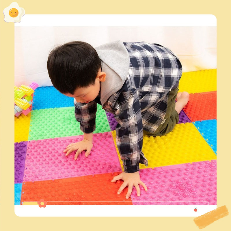 Thảm gai lắp ghép trị liệu cảm giác cho trẻ tự kỷ điều hòa cảm giác trẻ tăng động ( 40cm x 30cm )