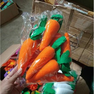 Rau củ quả bằng vải nỉ, đồ chơi tự tạo làm thủ công