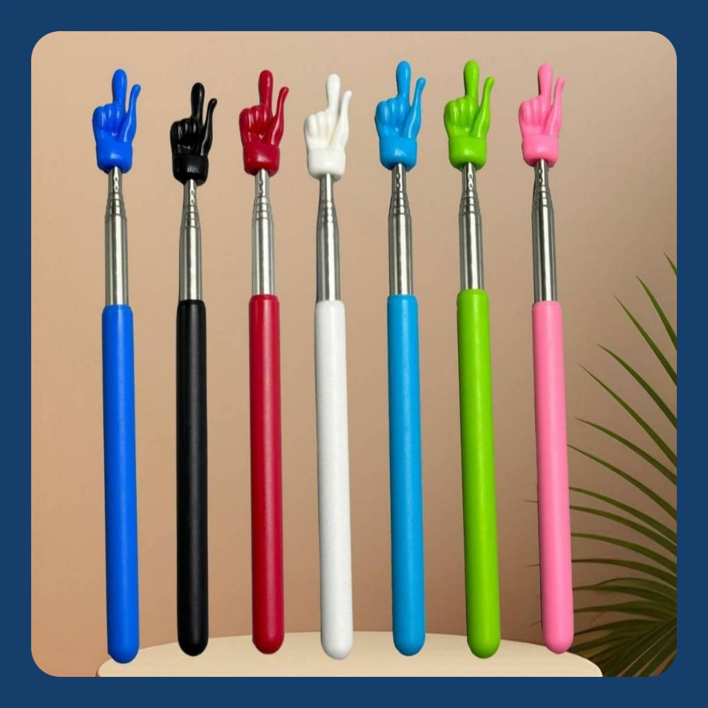 Que chỉ bảng  giáo viên bàn tay, giáo cụ dạy học tiếng anh đồ dùng hỗ trợ có thể thu gọn và kéo dài