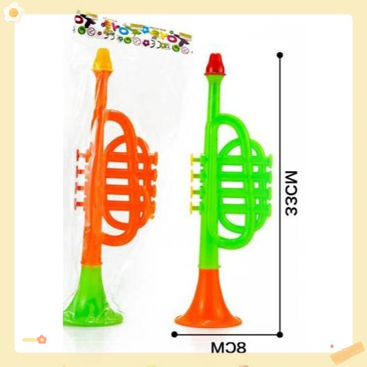 Đồ chơi kèn Trumpet bằng nhựa T89 chất liệu an toàn cho bé