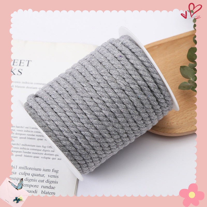 Dây thừng màu 5mm x 25 mét làm thủ công trang trí, handmade, decor, dây treo kệ mầm non