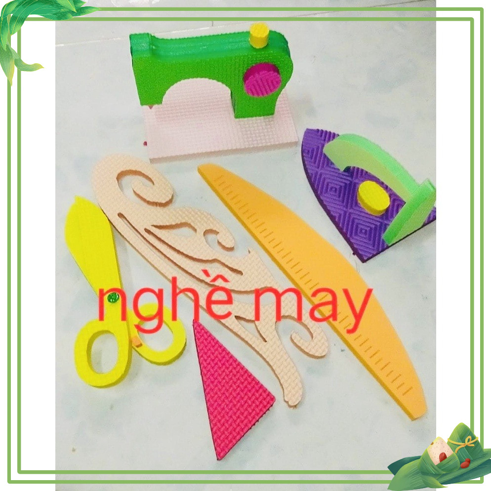 Bộ đồ nghề xốp làm bằng thủ công mầm non ( chủ đề nghề nghiệp)