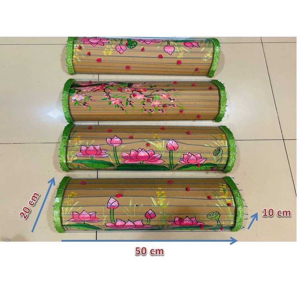 Bộ đồ âm nhạc chất liệu giấy bìa cacton thủ công trang trí góc STEM mầm non - tiểu học