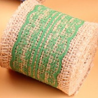 Ruy băng vải bố phụ kiện trang trí hanmade, decor  Màu sắc: Nâu vintage thủ công mầm non