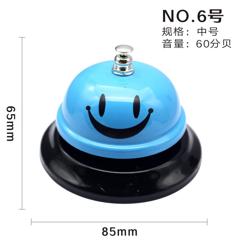 Chuông bấm nhiều màu mạ bóng chrome , chuông để bàn, chuông trò chơi, size 85mm