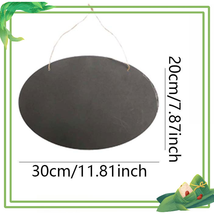 Bảng đen Steam treo tường bằng gỗ, hai mặt, bảng trưng bày trang trí, 30x20 cm