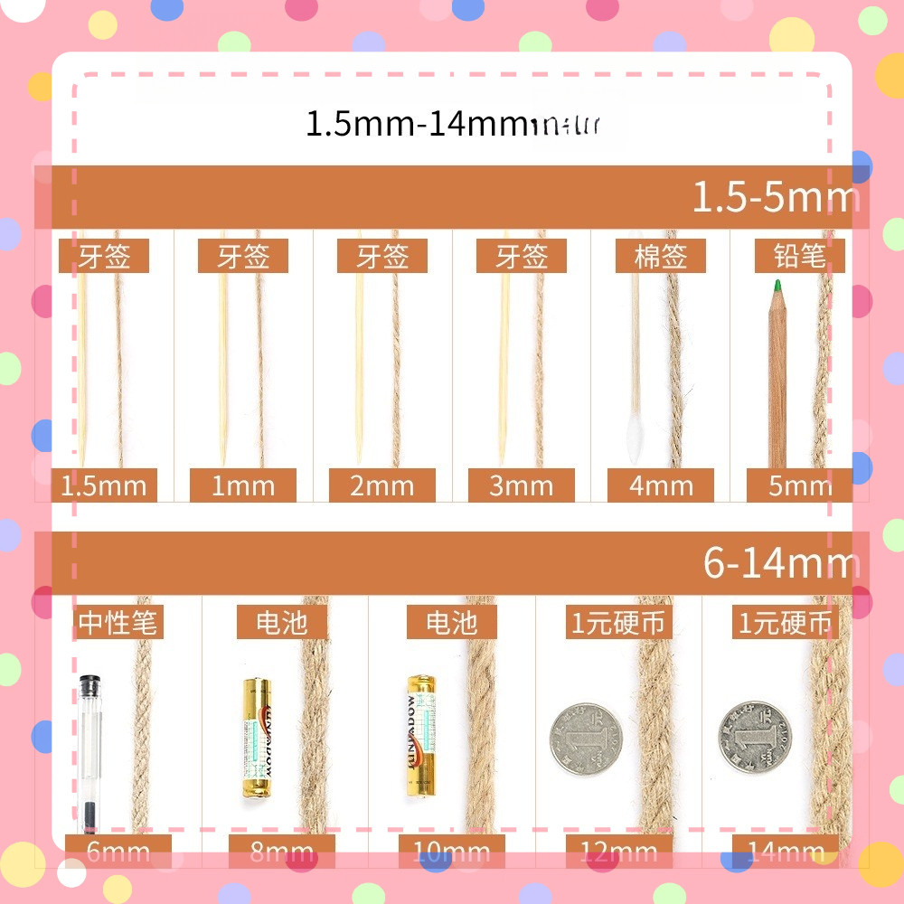 Dây thừng dây đay, dây thừng gai  làm handmade thủ công trang trí