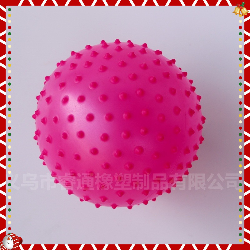 Bóng bơm hơi cao su loại gai size 22 cm