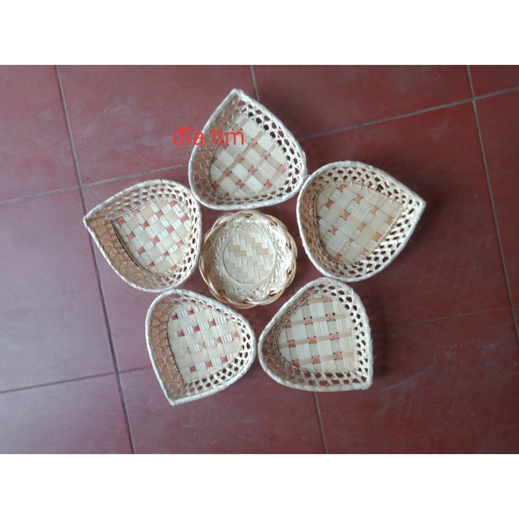 Đồ mây tre đan thủ công trang trí góc STEAM deco chợ quê  mầm non - tiểu học
