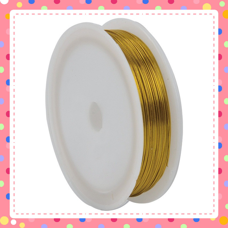 dây thép 50m mỏng, kẽm xi mềm, kẽm màu làm hoa giả, hoa len, hoa giấy, cây kim tiền0.4mm