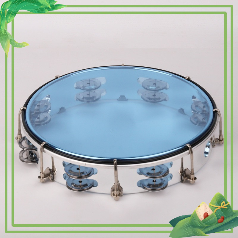 Trống Gõ Bo 28cm Tambourine LẮC TAY VUI NHỘN, ÂM THANH SÔI ĐỘNG