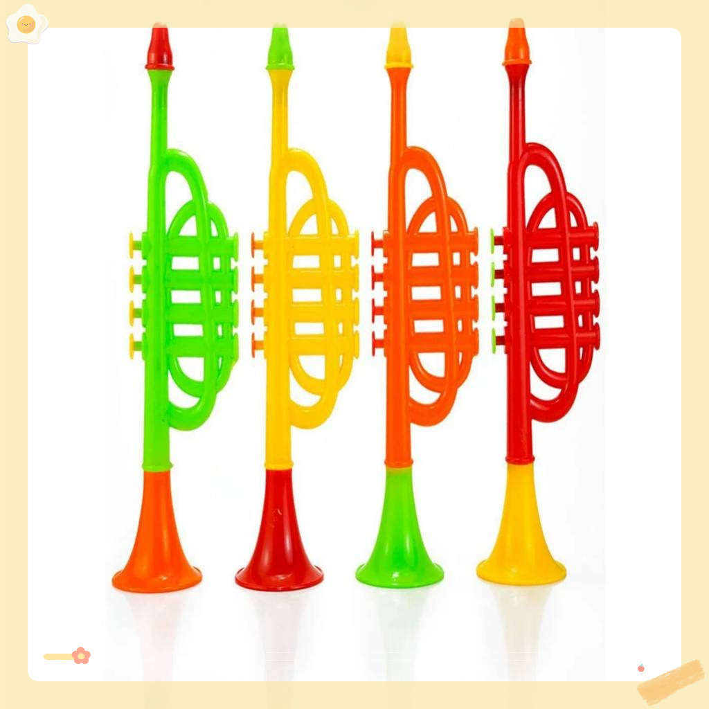 Đồ chơi kèn Trumpet bằng nhựa T89 chất liệu an toàn cho bé