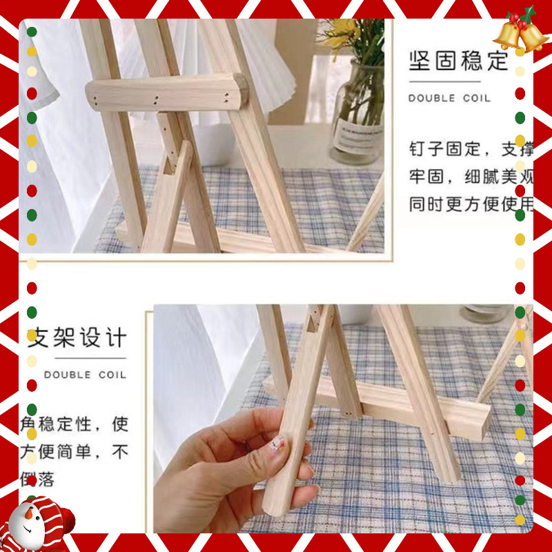 Giá vẽ tranh bằng gỗ mini để bàn - Dụng cụ vẽ tranh bằng gỗ