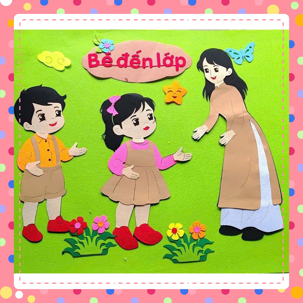 Tổng hợp - Góc mầm non steam pha nỉ  trang trí lớp học mầm non theo (mẫu to đẹp)