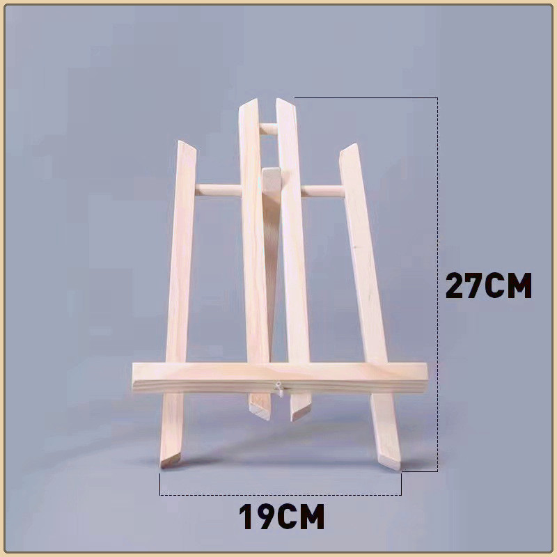 Giá vẽ tranh để bàn mini - Dụng cụ vẽ tranh bằng gỗ ( loại có dây)