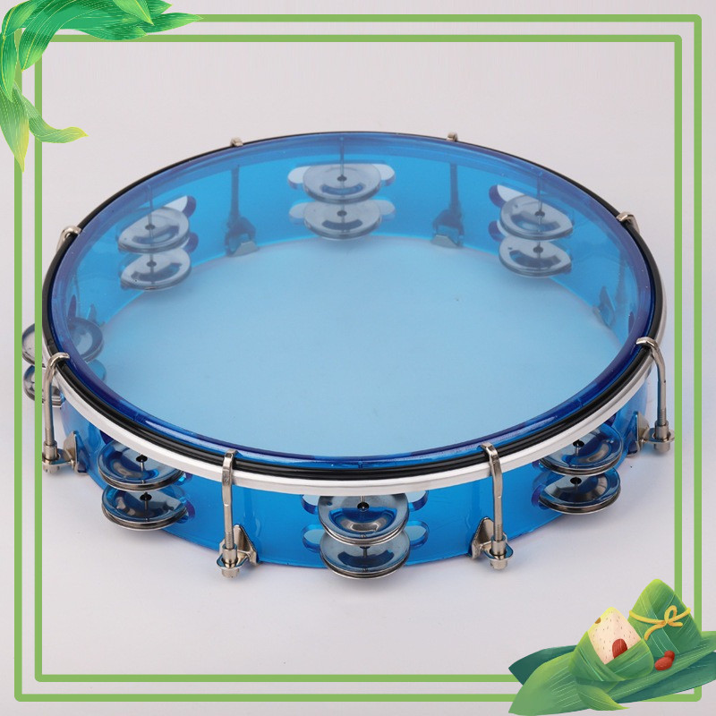 Trống Gõ Bo 28cm Tambourine LẮC TAY VUI NHỘN, ÂM THANH SÔI ĐỘNG