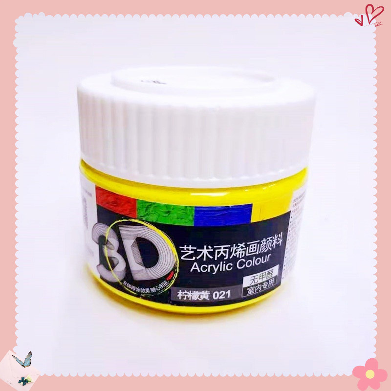 Màu acrylic 3D 300ml , màu vẽ mỹ thuật trên vải mọi chất liệu