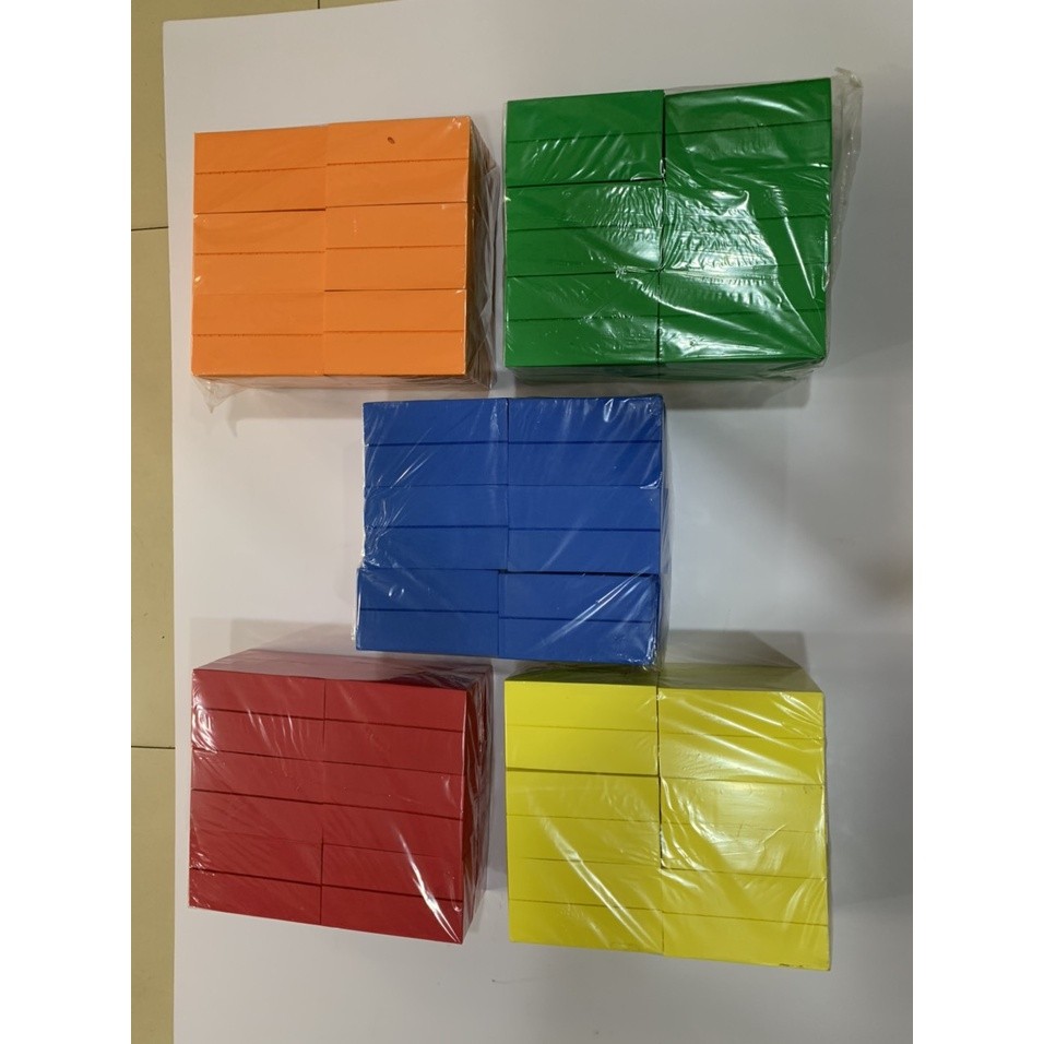 Gạch bằng xốp cho trẻ mầm non loại to siêu bền 8cmx 3.5cmx 14 cm