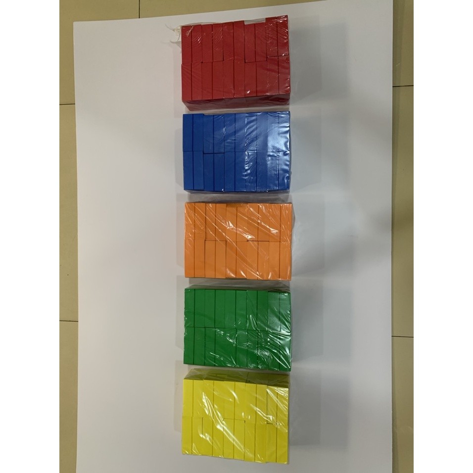 Gạch bằng xốp cho trẻ mầm non loại to siêu bền 8cmx 3.5cmx 14 cm