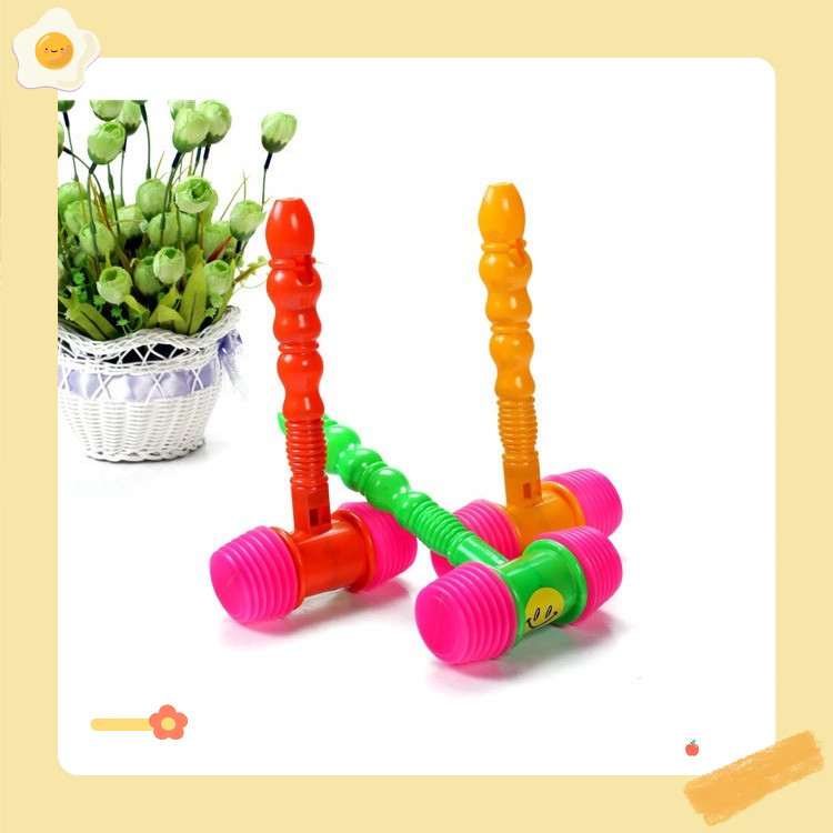 Búa Đồ Chơi Trẻ Em Gõ Hơi 2 Đầu Giáo Cụ Dạy Học Cho Bé size nhỏ - Đồ chơi âm thanh