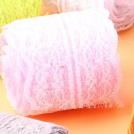 Ruy băng vải bố phụ kiện trang trí hanmade, decor  Màu sắc: Nâu vintage thủ công mầm non