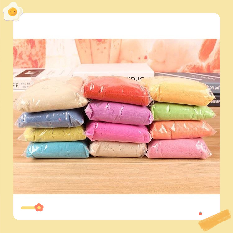 Cát động lực nhiều màu trò chơi an toàn cho trẻ mầm non gói 1Kg