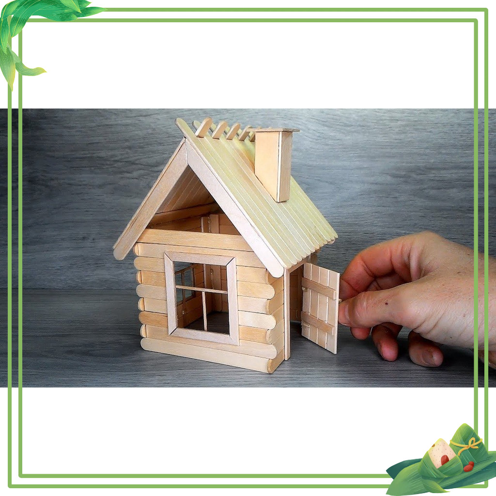 Que kem gỗ dẹt làm đồ thủ công handmade, đồ giáo dục Montessori