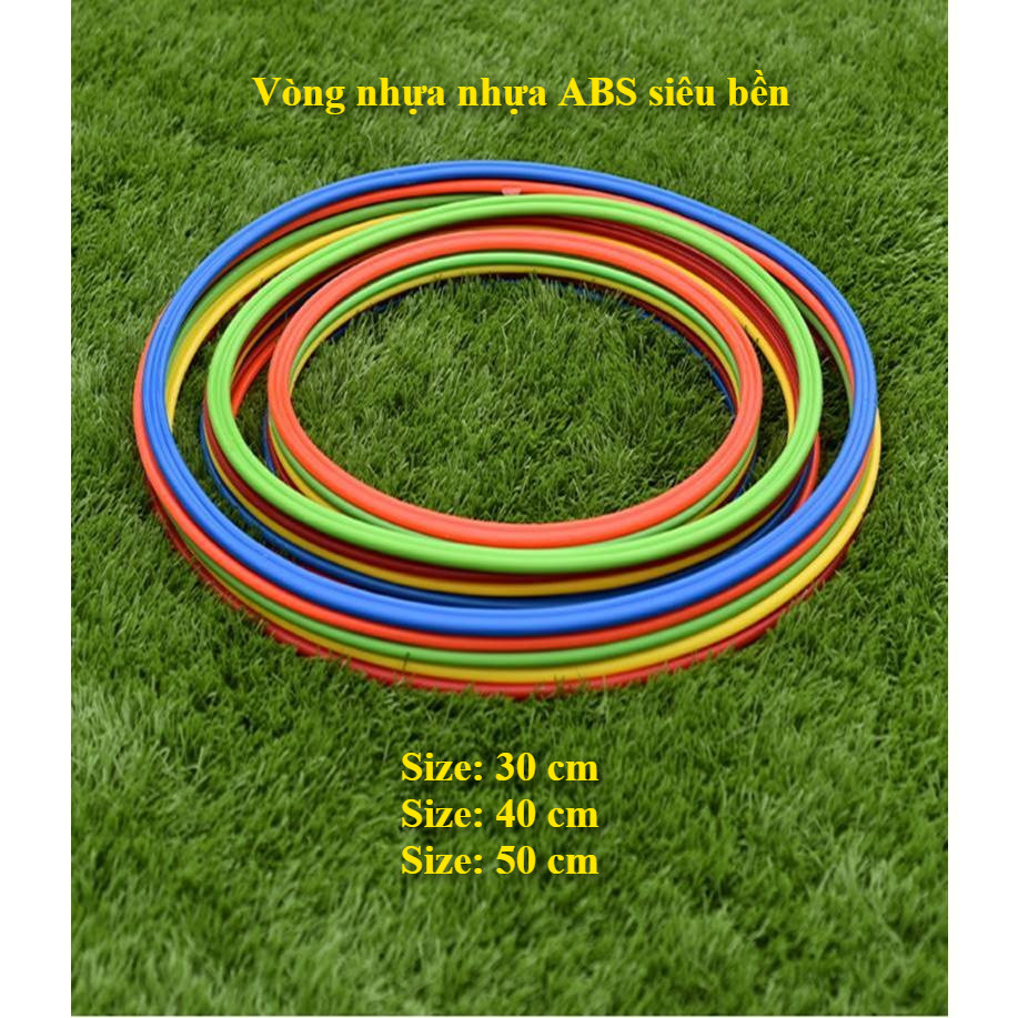 Vòng dẹt nhựa ABS tập chiến thuật trong huấn luyện thể thao,trò chơi team building  ( mầmnon - tiểu học)