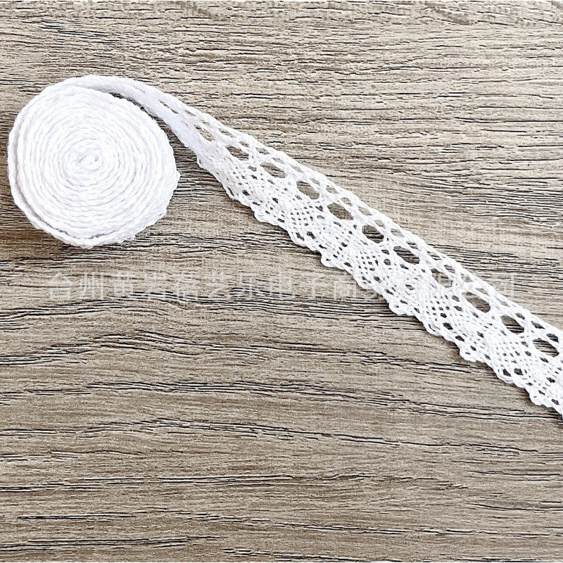 Ren Chỉ Trắng Trang Trí  diềm khung sản phẩm Handmade - Steam mầm non set 5 mét/1 cuộn