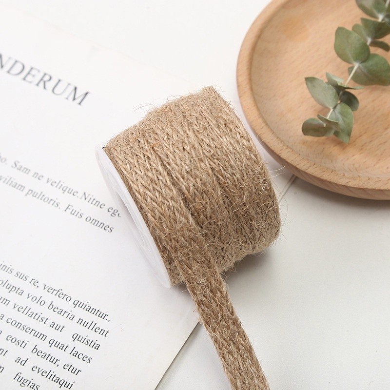 Dây gai  bện nghệ thuật handmade đóng gói quà tặng hoa trang trí nơ ruy băng làm thủ công