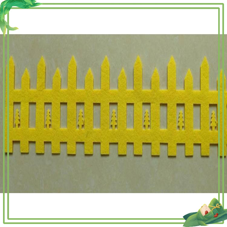 Viền hàng rào 48x12 cm  trang trí chân tường lớp học (tiểu học - mầm non vải dạ nỉ)