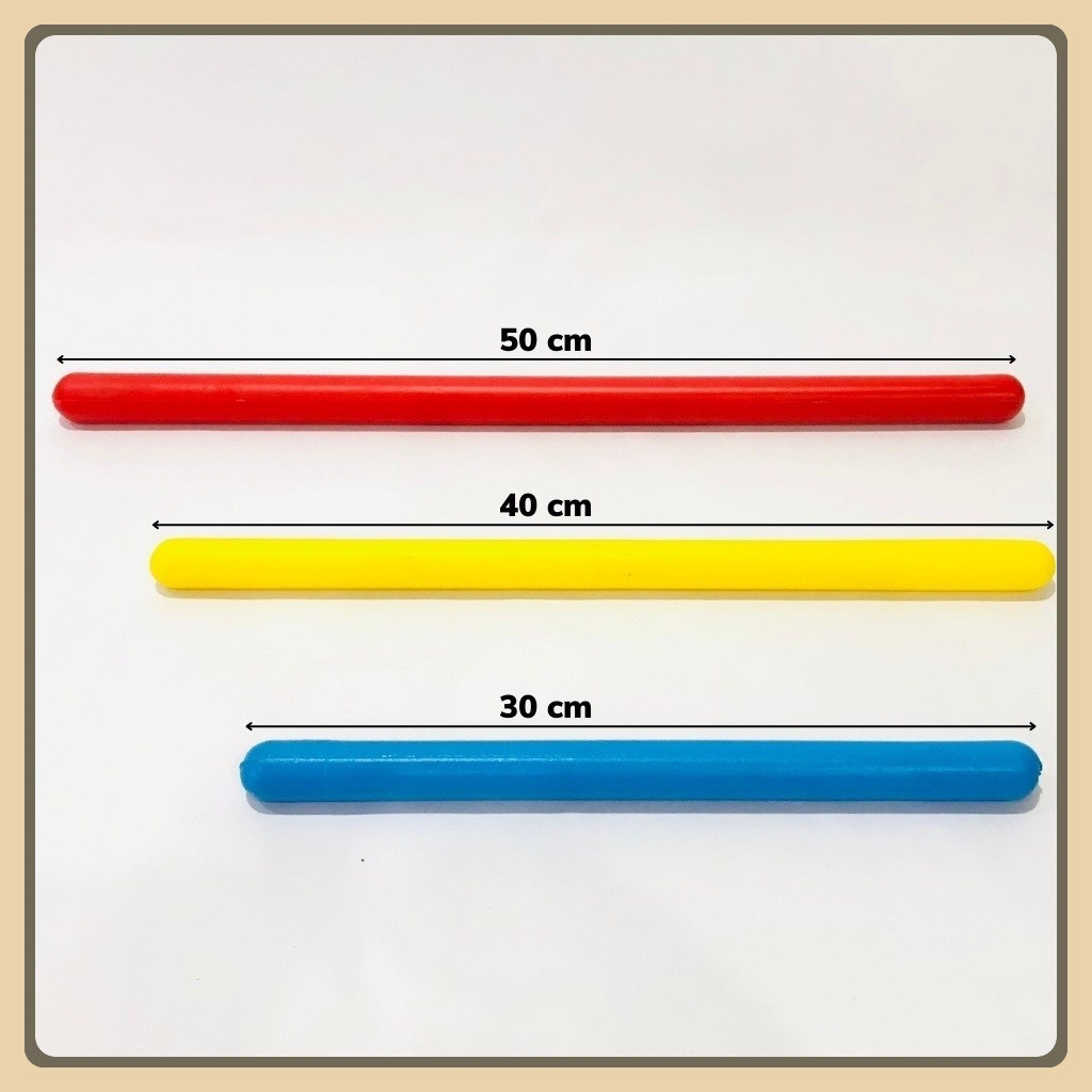 Gậy thể dục mầm non mầm non  ( của GV 50 cm của trẻ 40 cm)