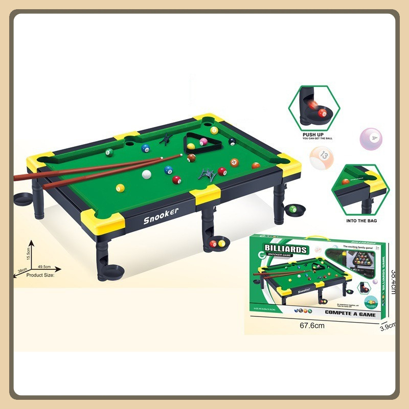 Bàn Bi A MiNi sizeLớn Bằng Nhựa, Đầy Đủ Phụ Kiện - Đồ Chơi Cho Bé Và Người Lớn No:6888
