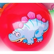 Bóng cao su bơm hơi hình khủng long Size 22 cm cao su mềm cho bé
