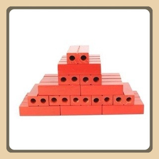 Đồ chơi gạch xây dựng nhựa an toàn mầm non túi 20 viên