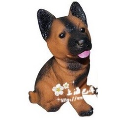 Con chó cao su bóp phát tiếng kêu đồ chơi cao su siêu bền