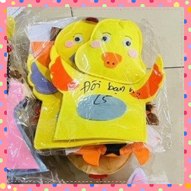 Rối dẹt kể chuyện mầm non vải dạ nỉ - Nhân Vật Câu Truyện - Đồ Dùng Mầm Non