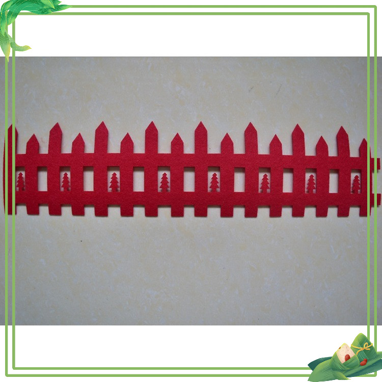 Viền hàng rào 48x12 cm  trang trí chân tường lớp học (tiểu học - mầm non vải dạ nỉ)