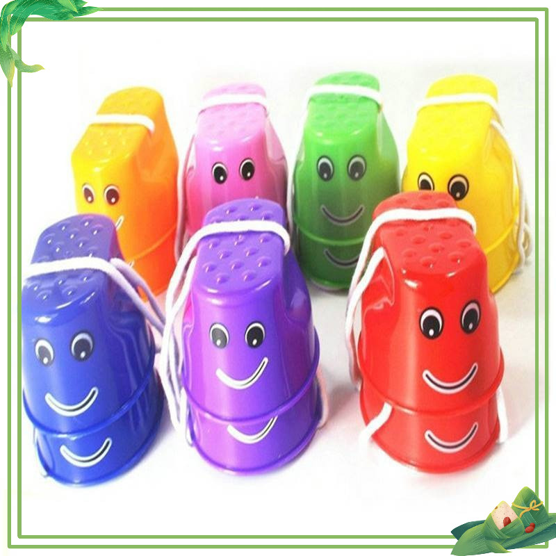 Cà kheo trò chơi cho trẻ vận động, cà kheo nhựa cho bé đồ dùng giáo cụ dạy học tiếng anh (1 đôi)
